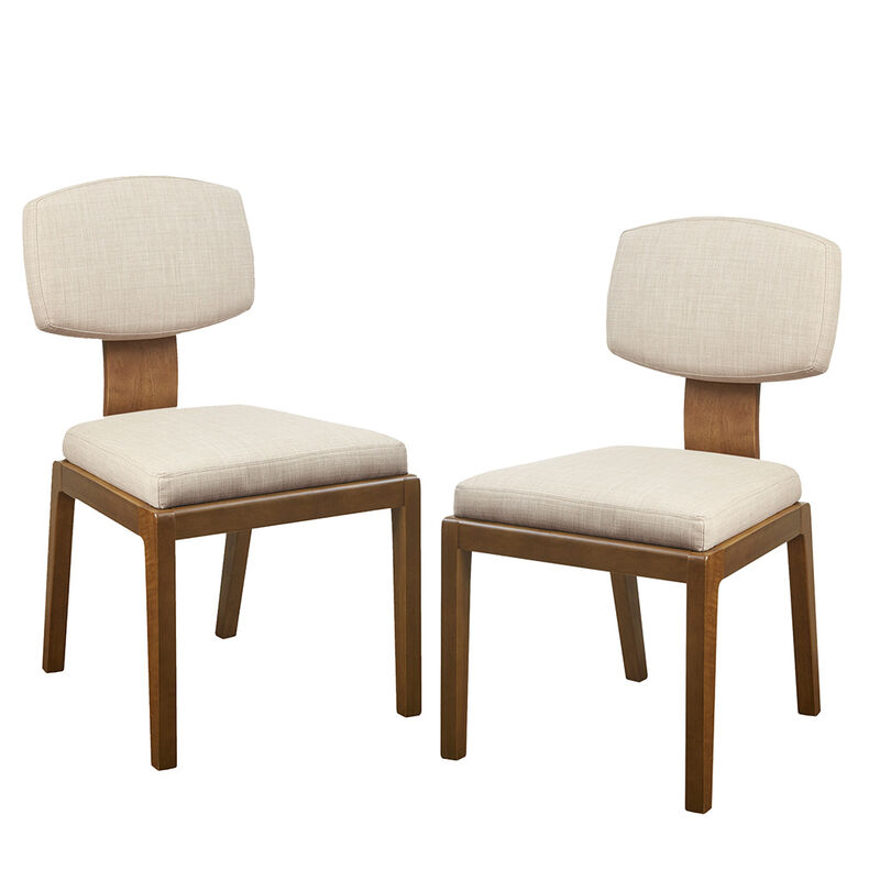 Gracie Mills Saniyah Modern Elegance Upholstered Dining Chairs - Set of 2