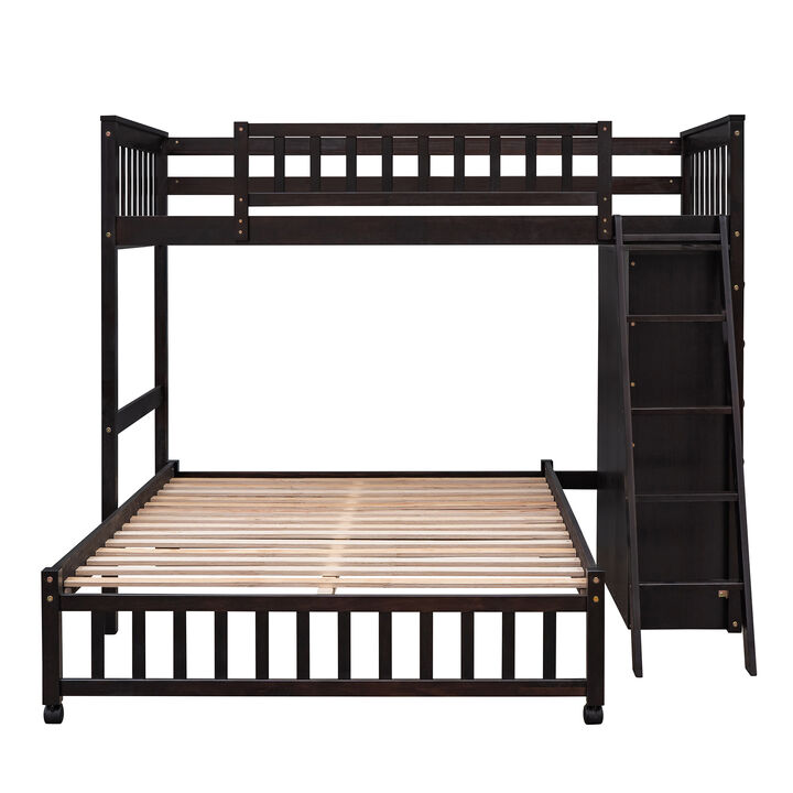 Merax Wooden Bunk Bed with 6 Drawers