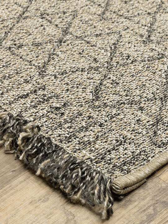 Gillian 1'10" x 7'6" Beige Rug