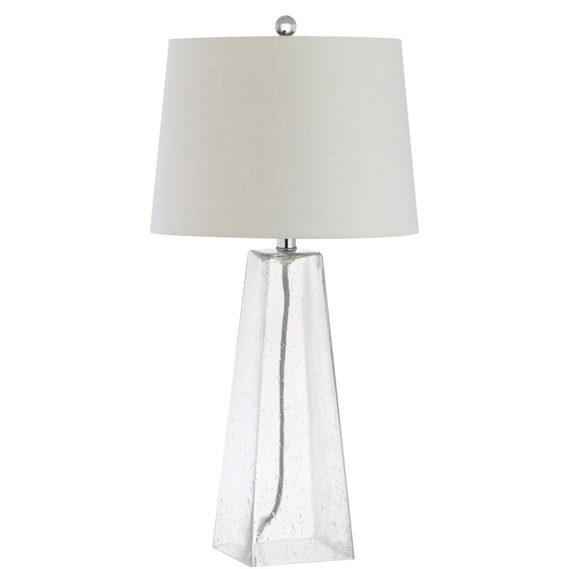 Dylan 28.5" Glass LED Table Lamp, Clear
