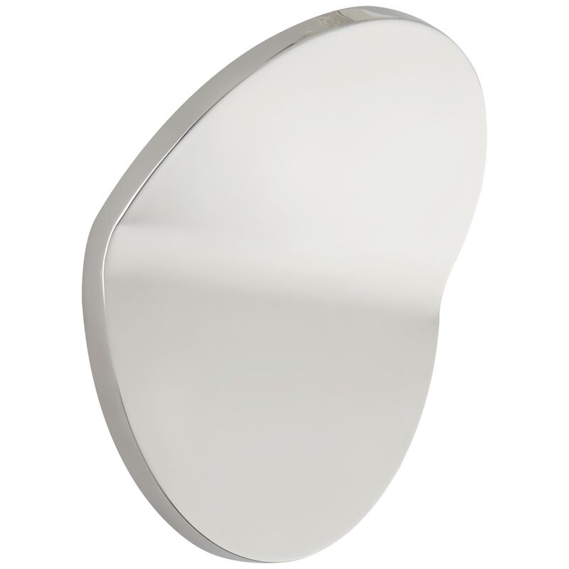 Bend Large Round Light in Polished Nickel
