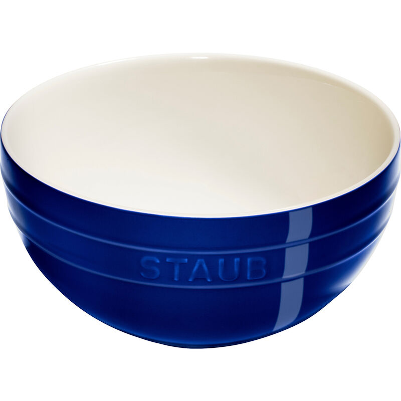 Staub Ceramic 2-pc Nested Mixing Bowl Set - Dark Blue