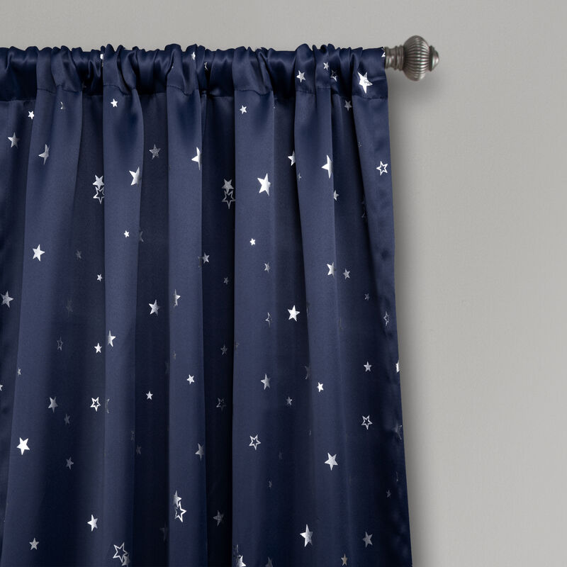 Star Blackout Window Curtain Panels
