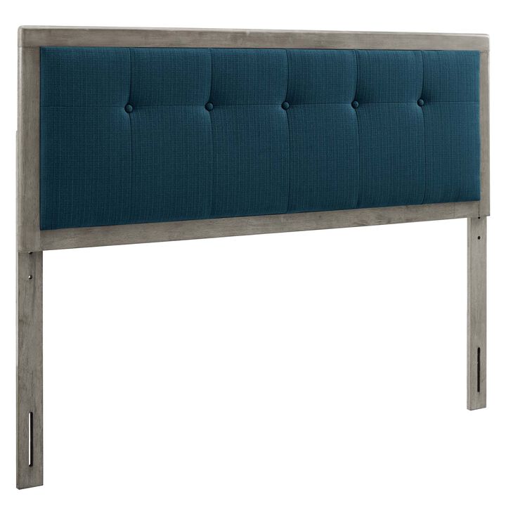 Modway - Draper Tufted Queen Fabric and Wood Headboard