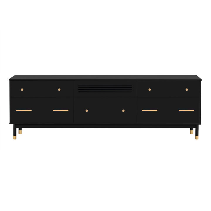 Modern Entertainment Center TV Media TV Stand with Storage