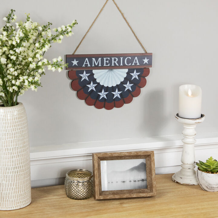 America Wall Bunting Patriotic Hanging Decoration - 11.75"