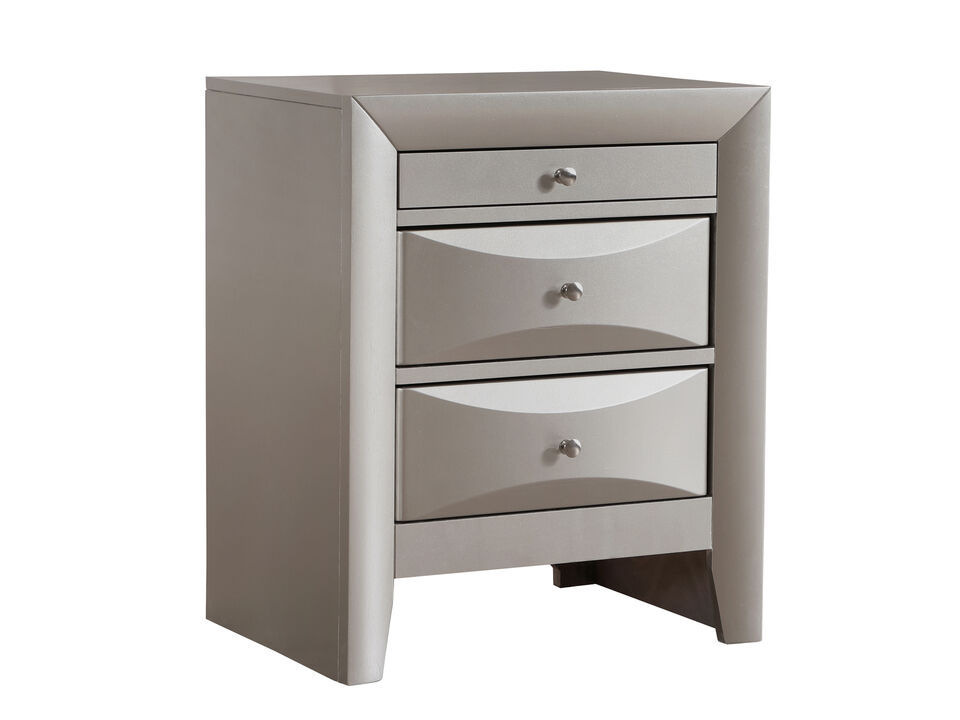 Marilla 3-Drawer Nightstand (28 in. H x 17 in. W x 23 in. D)