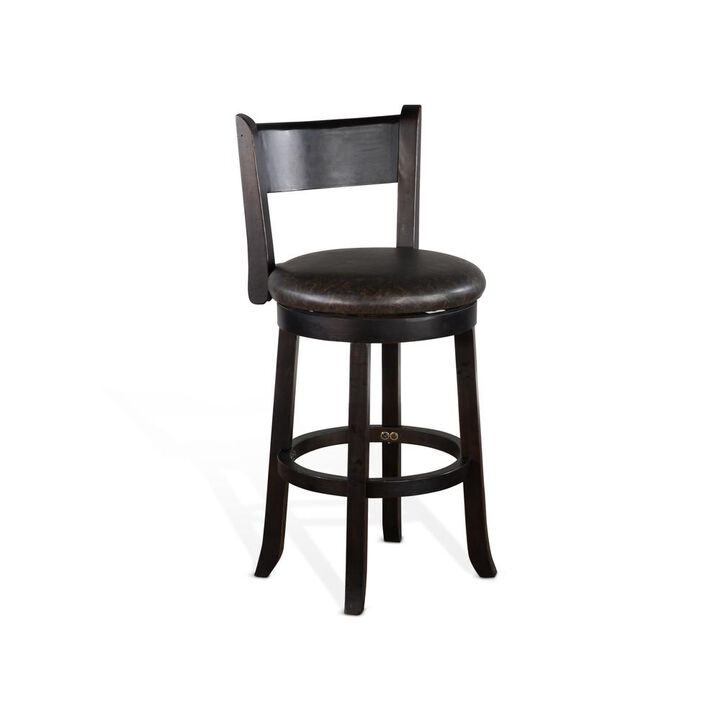 Sunny Designs Swivel Counter Stool with Cushion