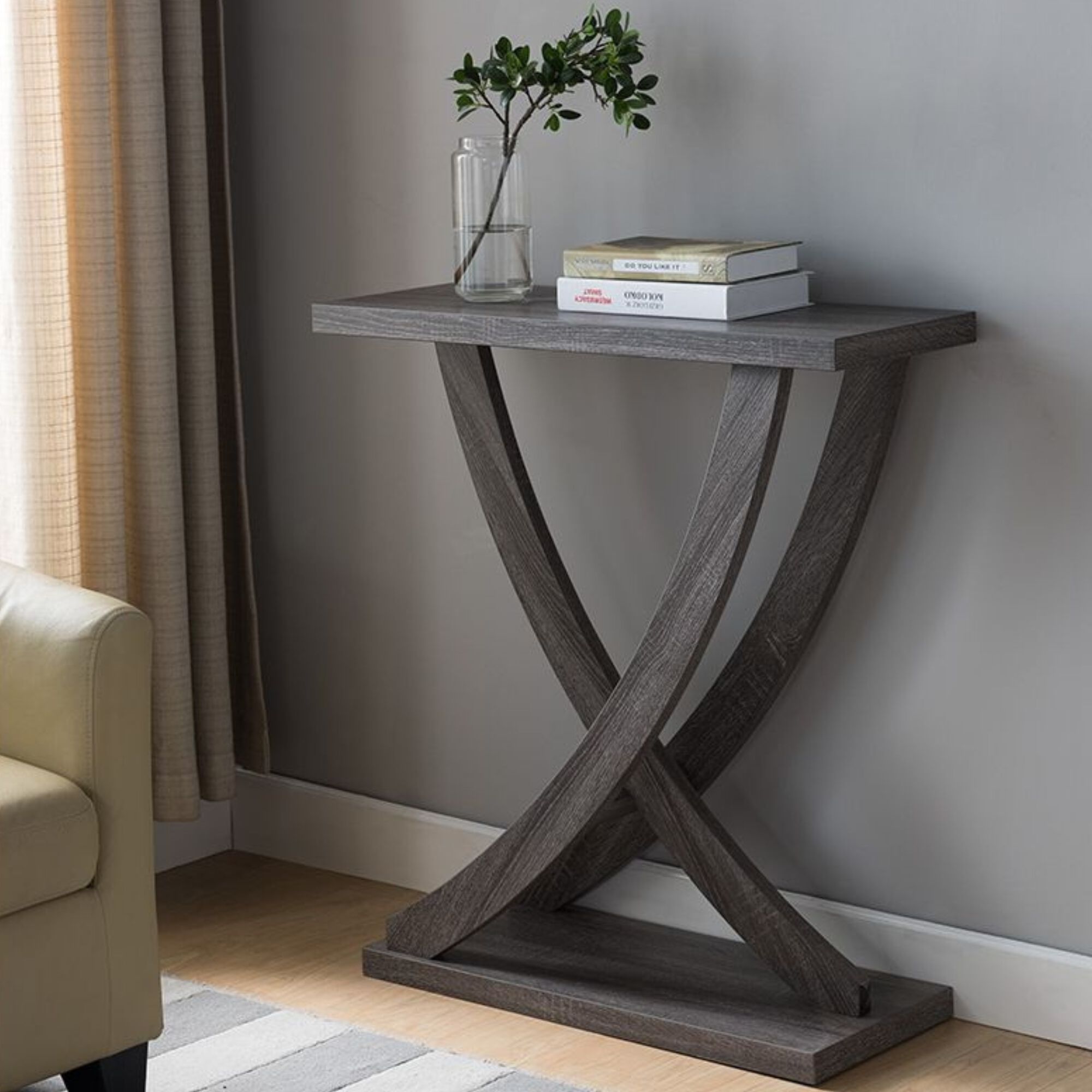 mathis brothers console table