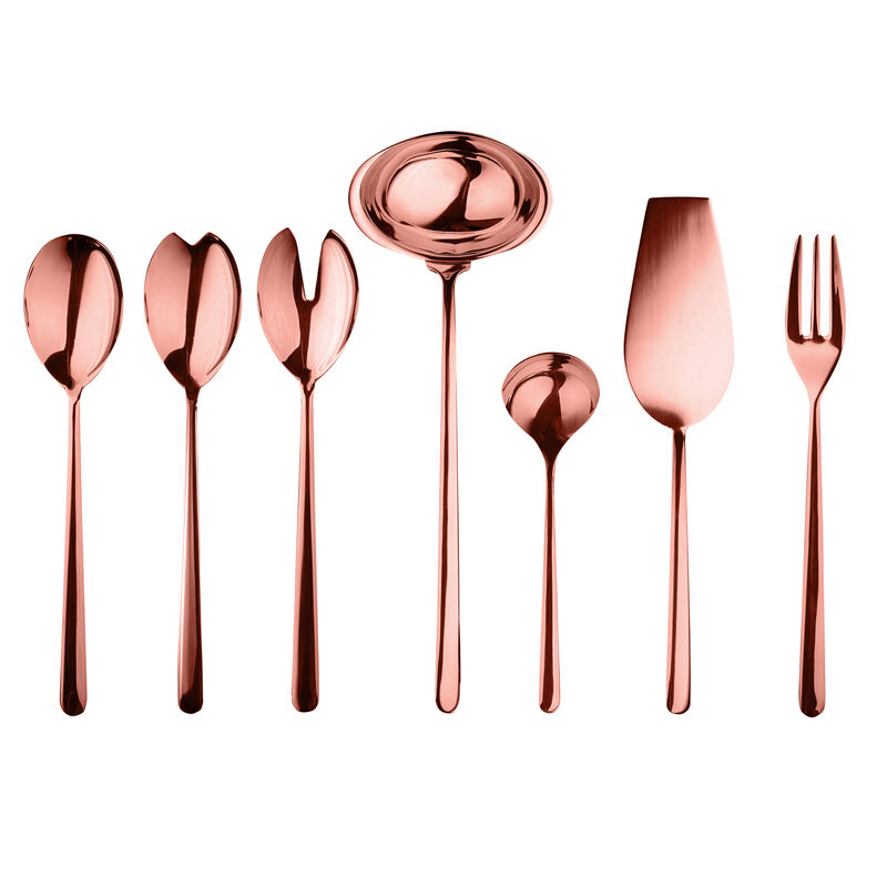 Linea 7 Piece Bronze Serving Set