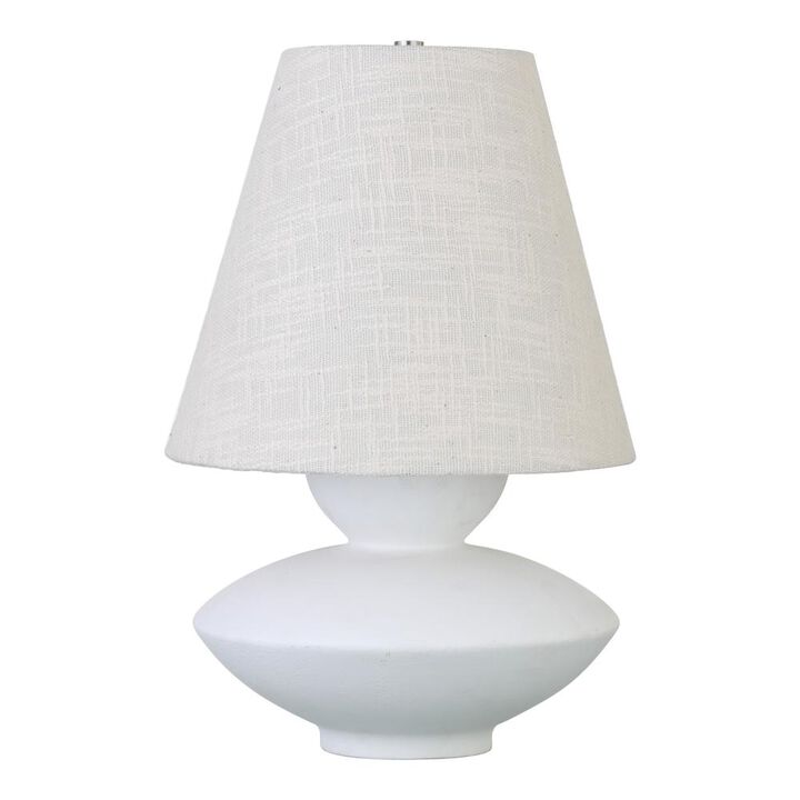 Moe’s Dell Table Lamp Pearled White