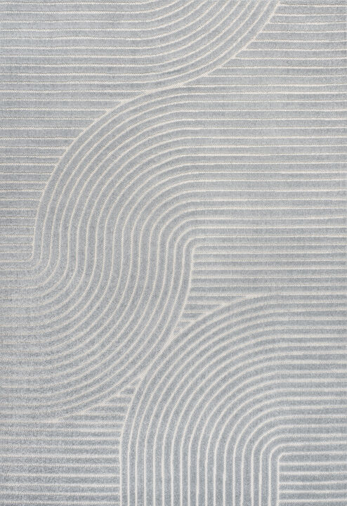 Skagen Minimalist Curve Geometric Area Rug