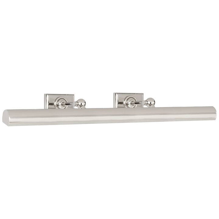 30" Cabinet Maker's Picture Light in Polished Nickel