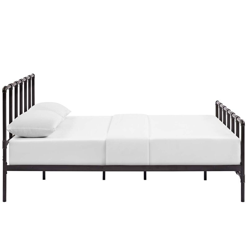 Modway - Dower Queen Stainless Steel Bed