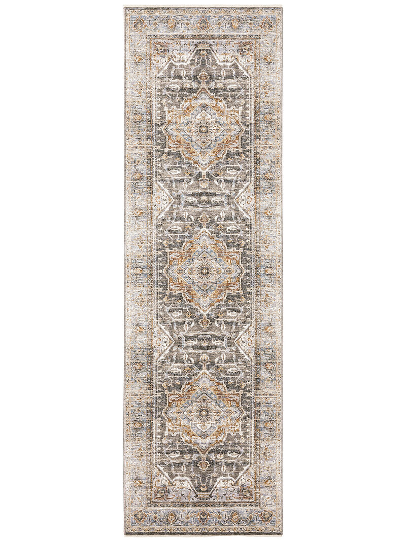 Maharaja 2'3" x 7'6" Char Rug