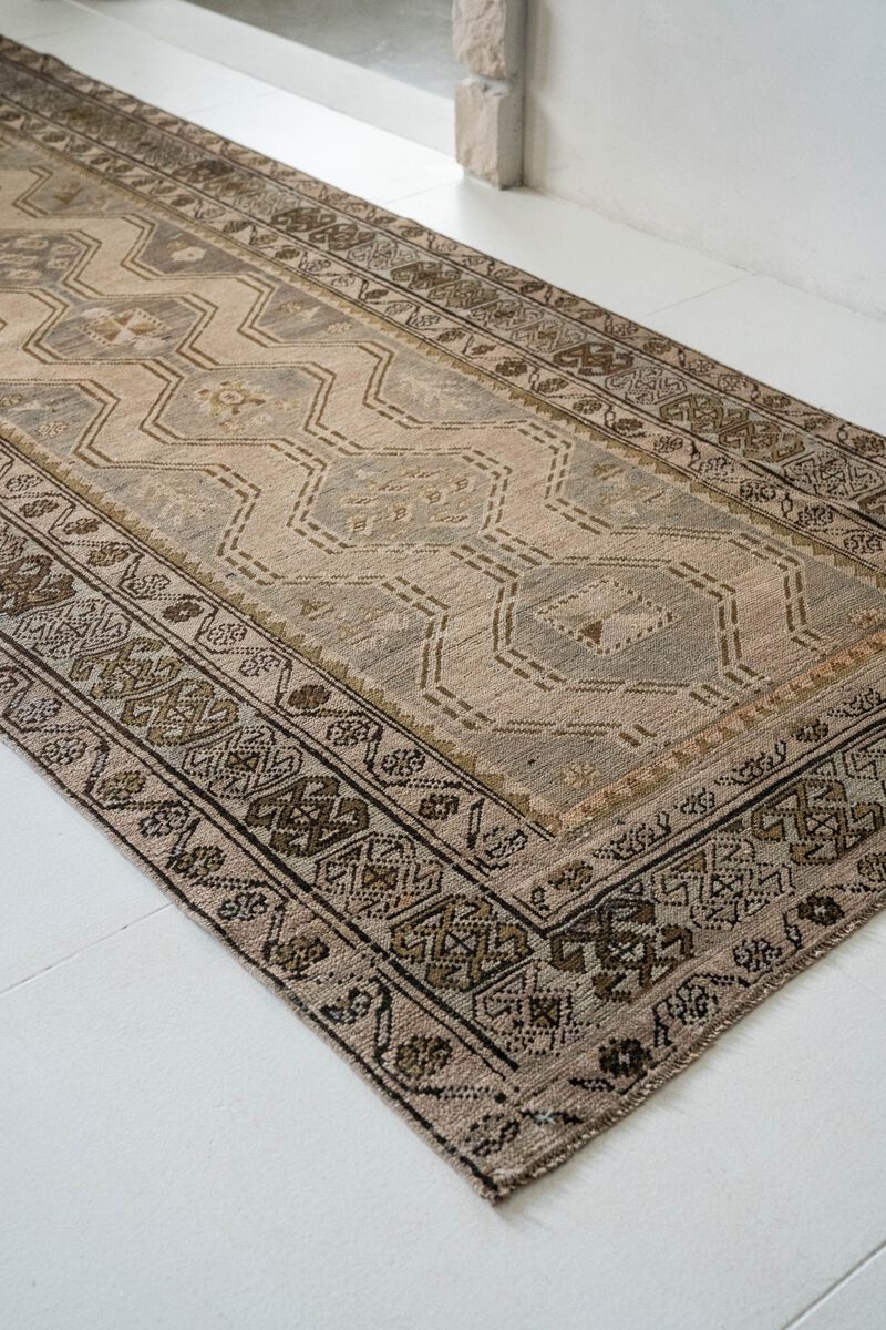 District Loom Vintage Qarabagh runner rug- Decker