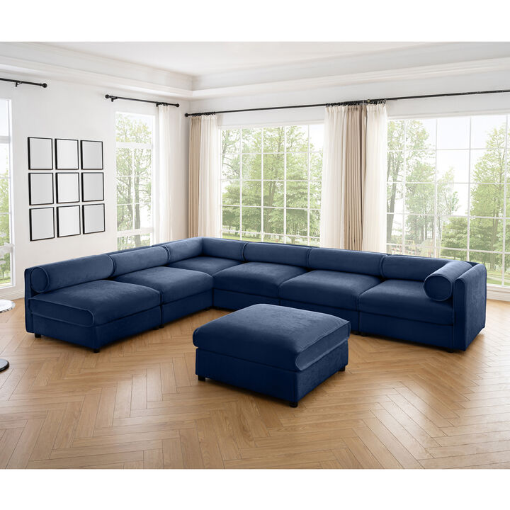Merax Modern Modular Sectional Sofa with Storage