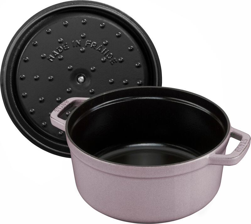 STAUB Cast Iron 5.5-qt Round Cocotte - Lilac