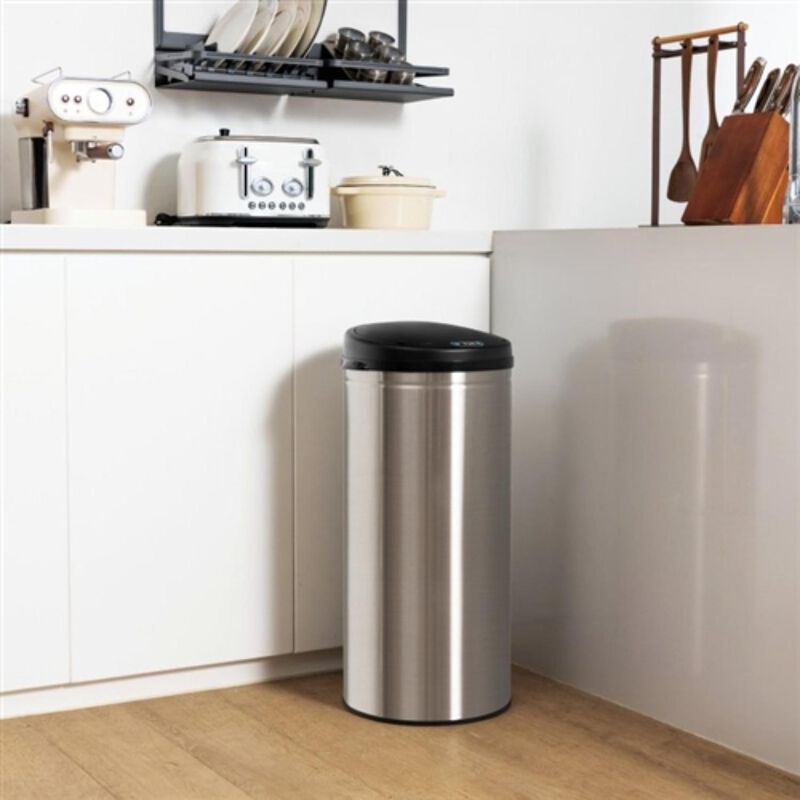 8 Gallon Stainless Steel Motion Sensor Trash Can Kitchen Home Office Waste Bin