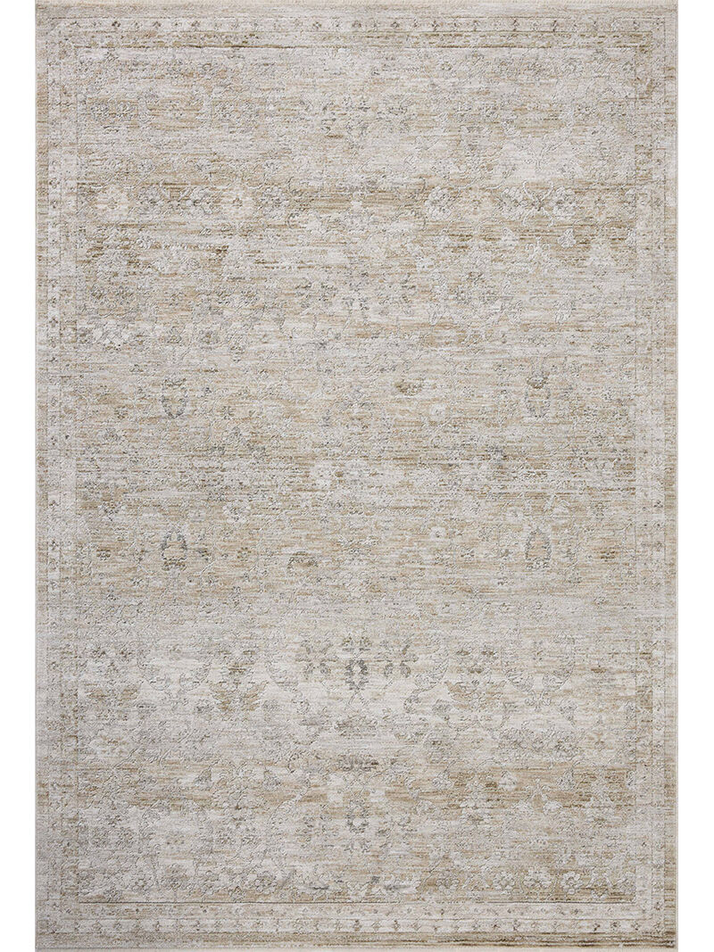 II Tabitha Ivory/Khaki 11'6" x 15'6" Accent Rug by Loloi II