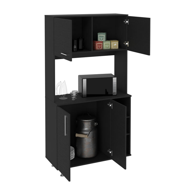 Pantry Cabinet Delaware, Kitchen, Black