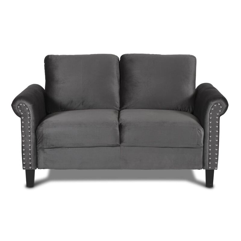 New Classic Furniture Alani Loveseat-Slate Gray