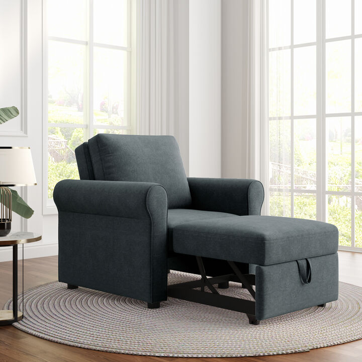 Merax 3-in-1 Sofa Convertible Sleeper Chair Bed