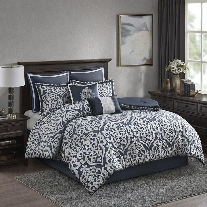 Belen Kox 8-Pieces Jacquard Comforter Set, Belen Kox