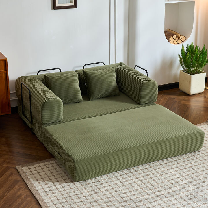 59'' Convertible Sleeper Sofa Bed