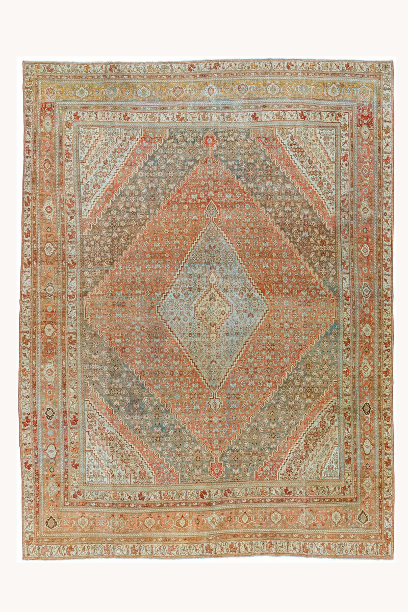 District Loom Antique Persian Tabriz area rug-Oslo