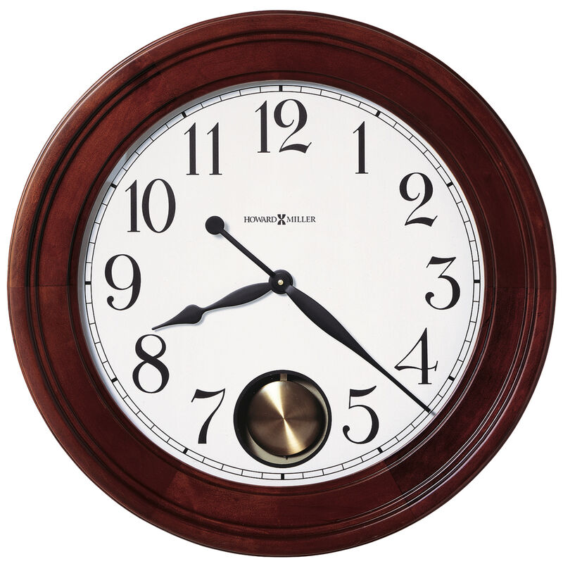 Howard Miller 625314 Howard Miller Griffith Wall Clock 625314 Windsor Cherry