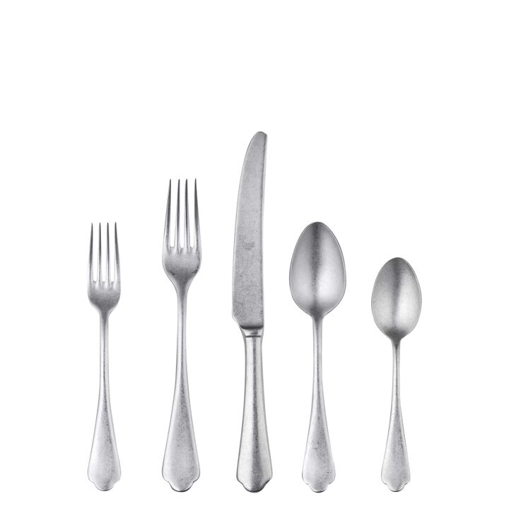 Dolce Vita Pewter Flatware Set 20 Pieces