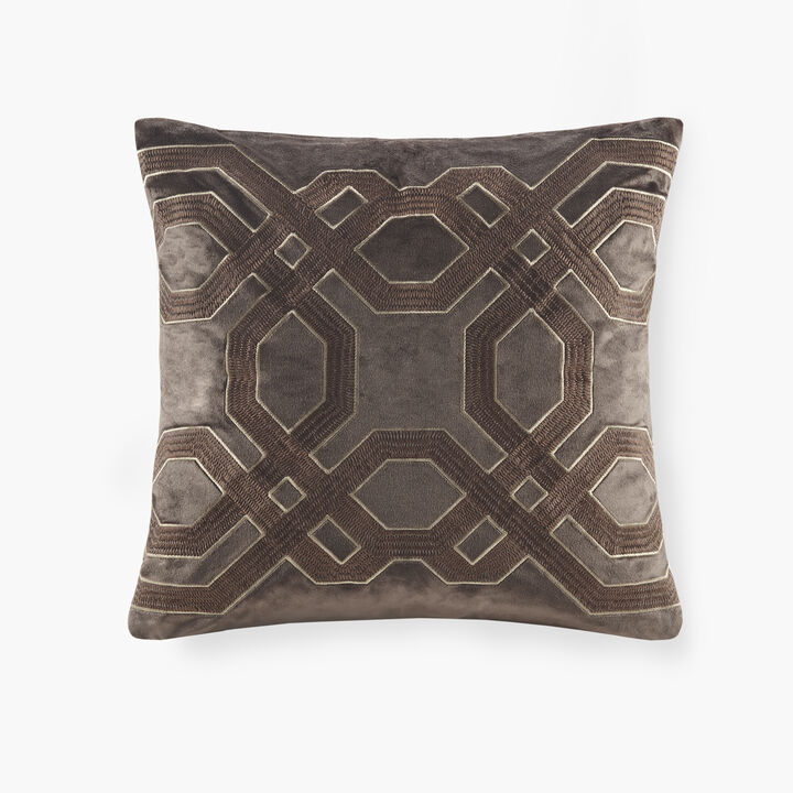 Gracie Mills Gerard Japanese Braiding Square Decor Pillow