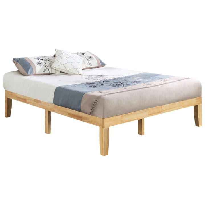 Solid Wood Platform Bed Frame for Modern and Classic Bedroom Styles