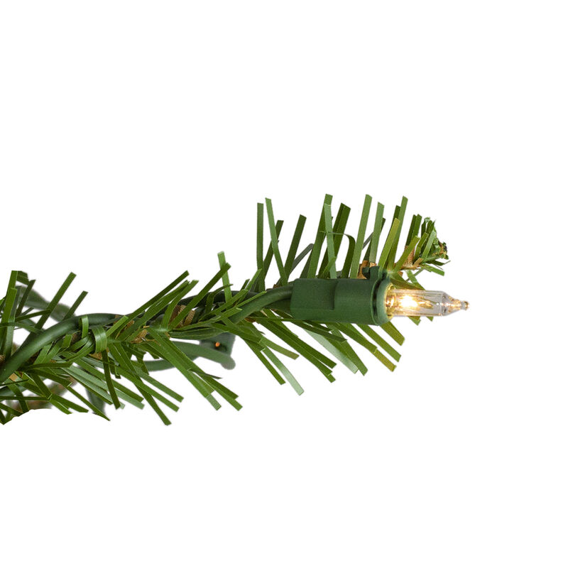 4' Pre-Lit Full Northern Pine Artificial Christmas Tree  Clear Lights