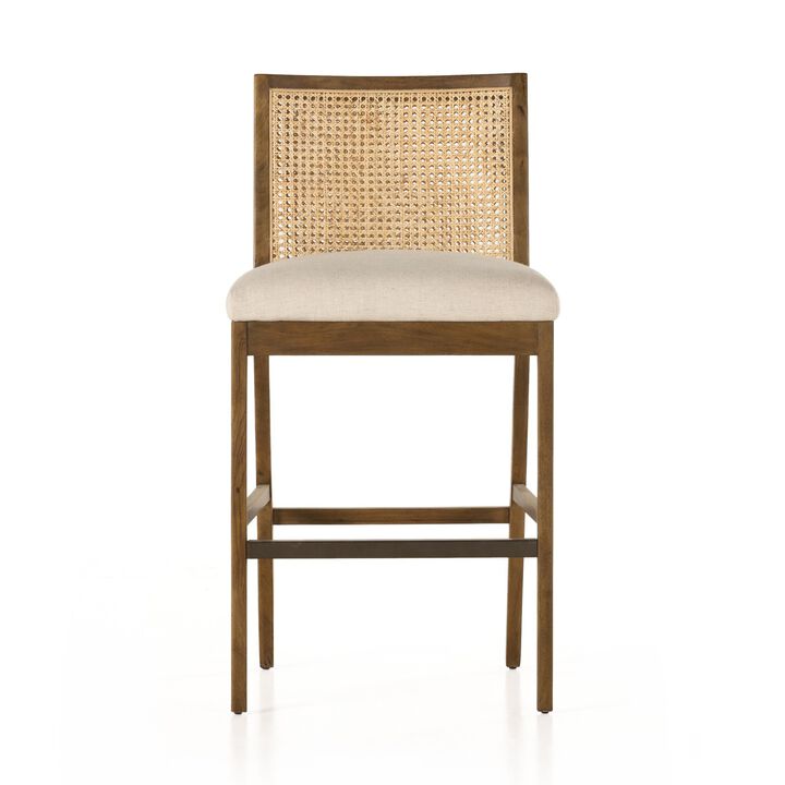 Antonia Cane Armless Bar Stool