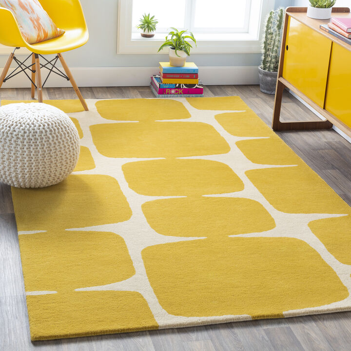 Scion SCI-36 3'3' x 5'3' Yellow Rug