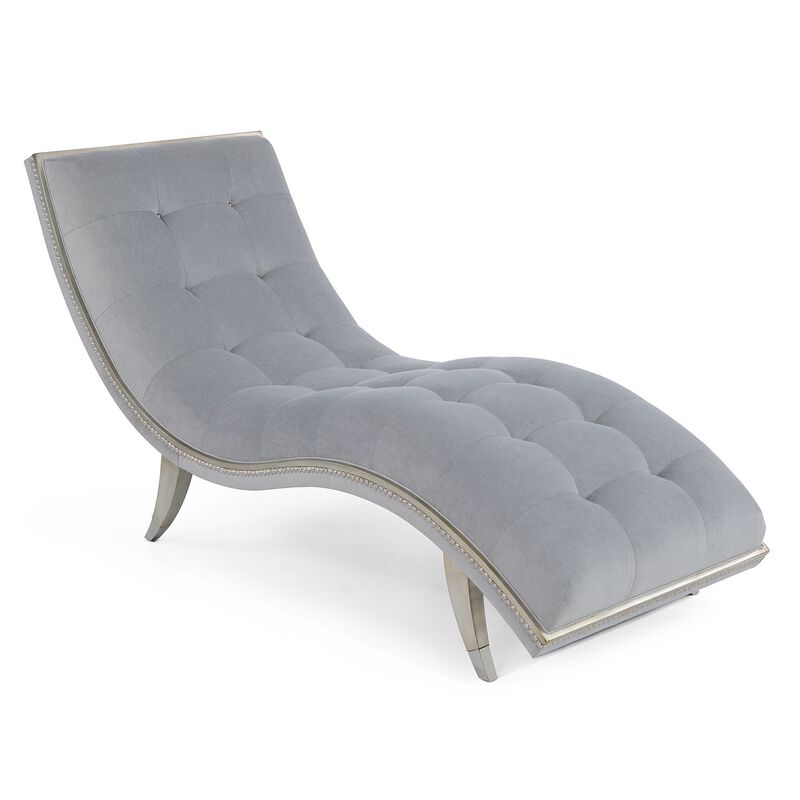 Hudson Silver Chaise