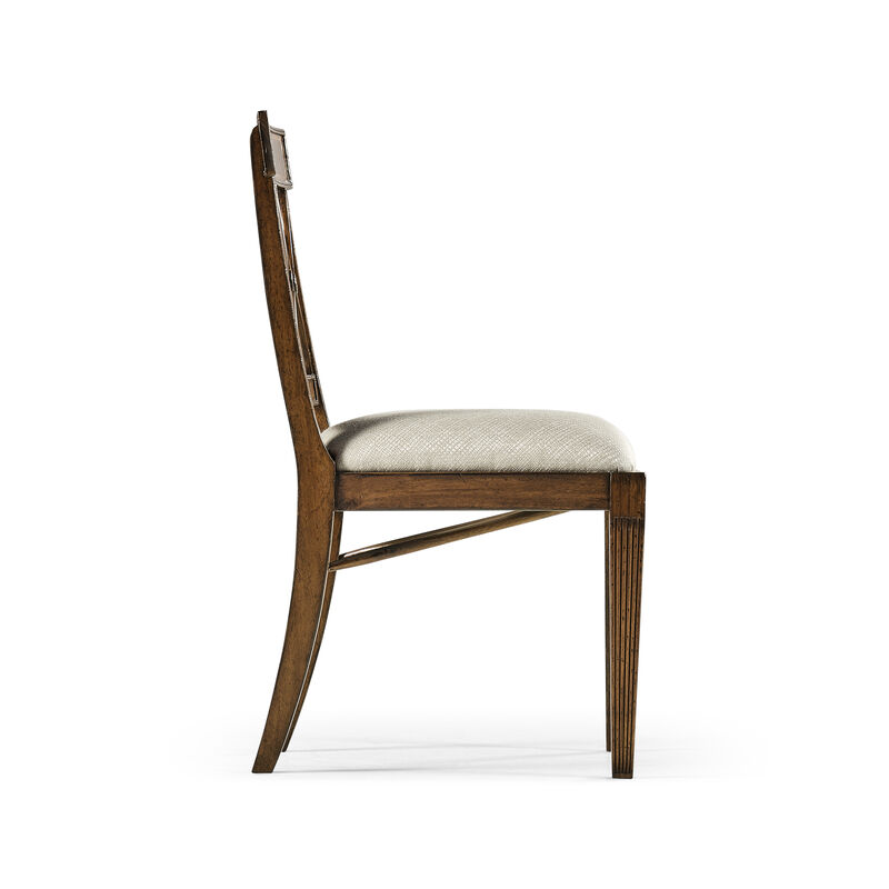 Mahogany Curved Back Side Chair