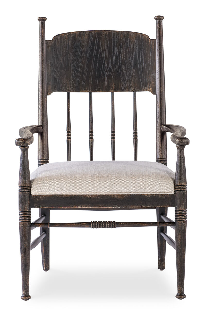 Americana Upholstered Seat Armchair