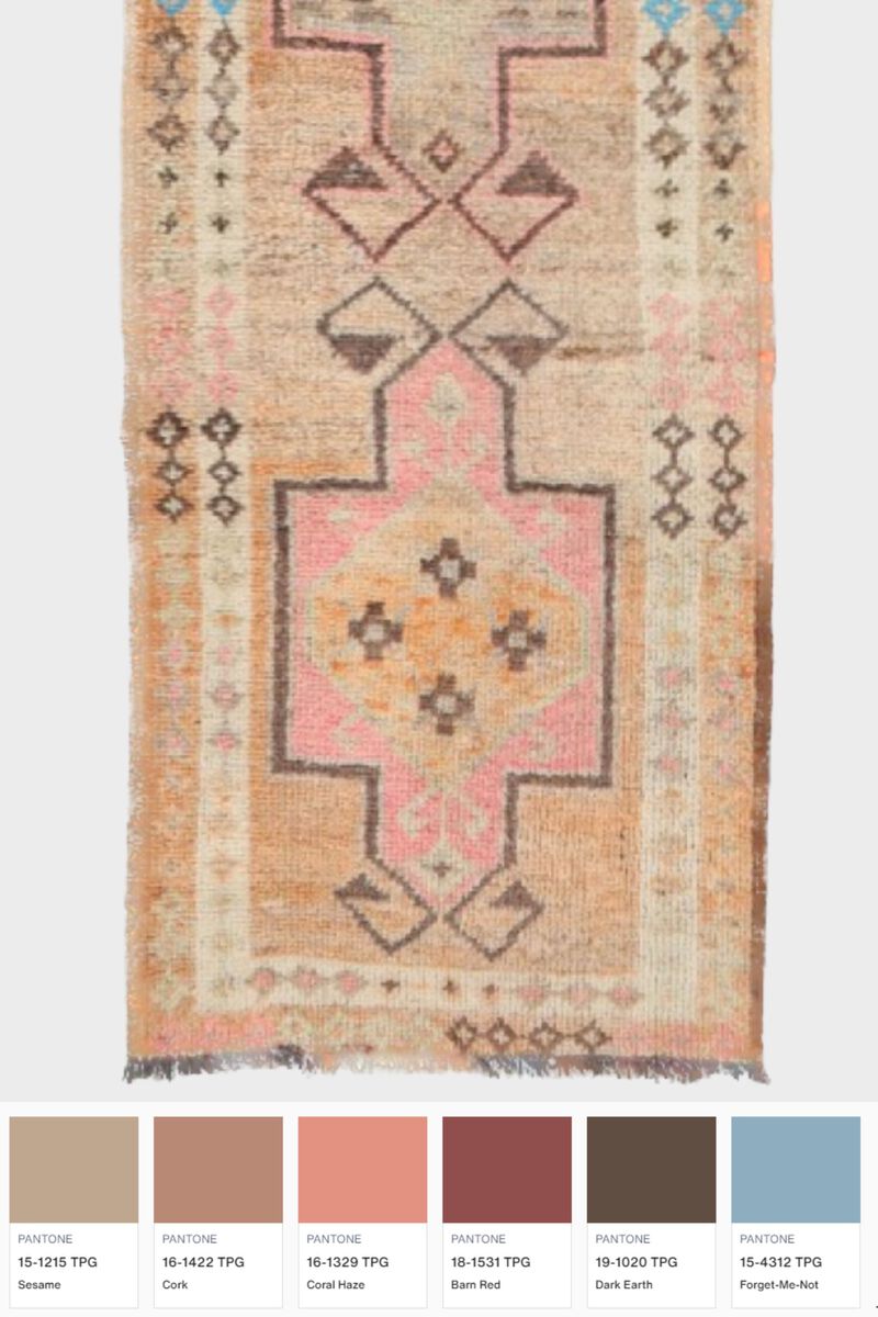 District Loom Runner Rug No. 035