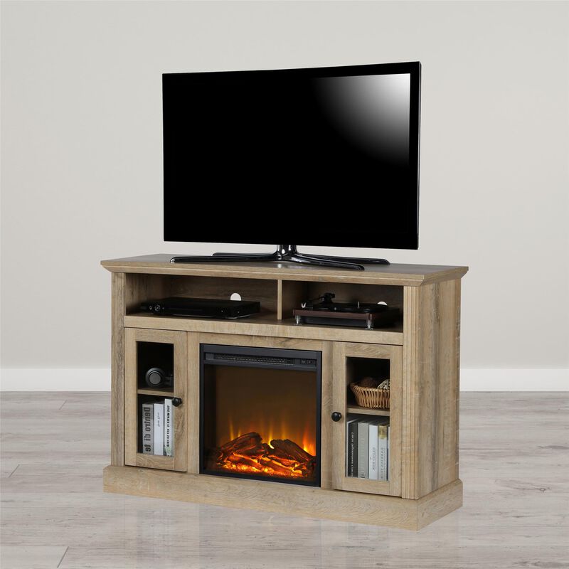 Chicago Electric Fireplace Space Heater TV Console for Flat Screen TVs up to 50"