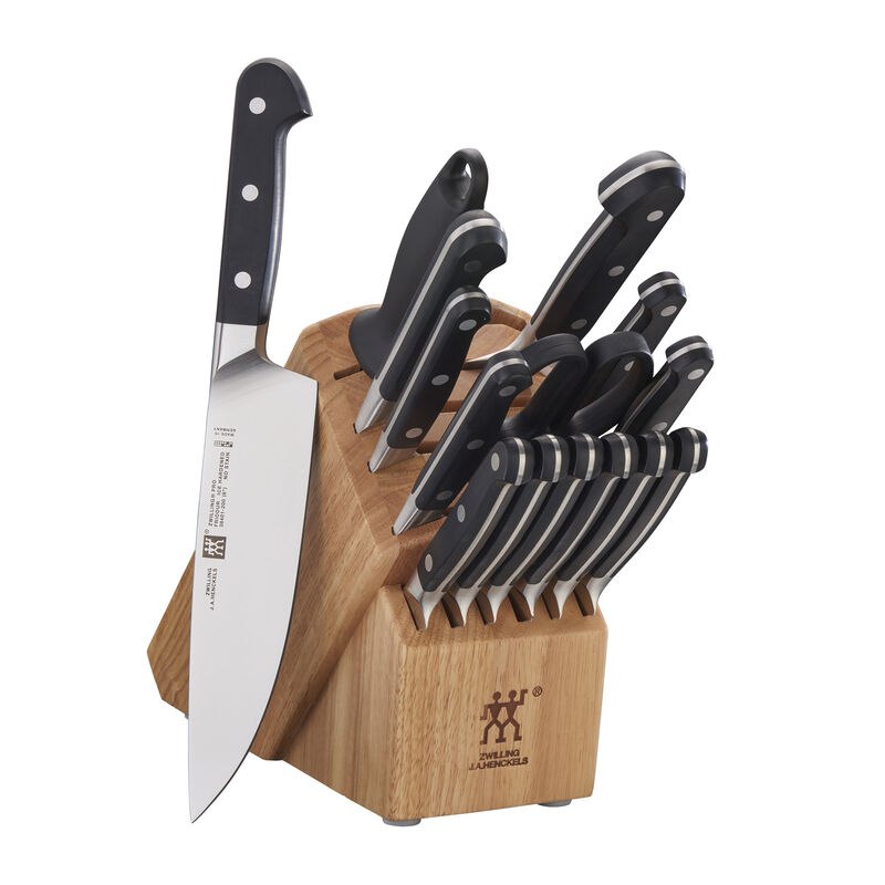 ZWILLING Pro 16-pc Knife Block Set - White