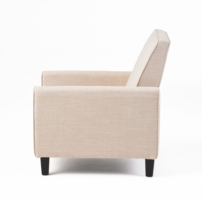 Merax Linen Fabric Manual Recliner Chair