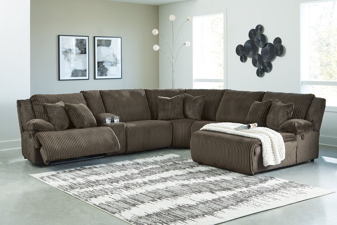 Top Tier 6PC Reclining Sectional