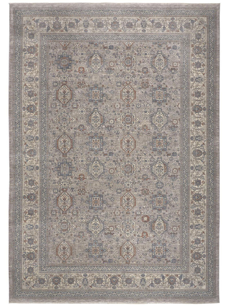 Marquette 3761F Taupe/Silver/Blue 5' x 7'2" Rug