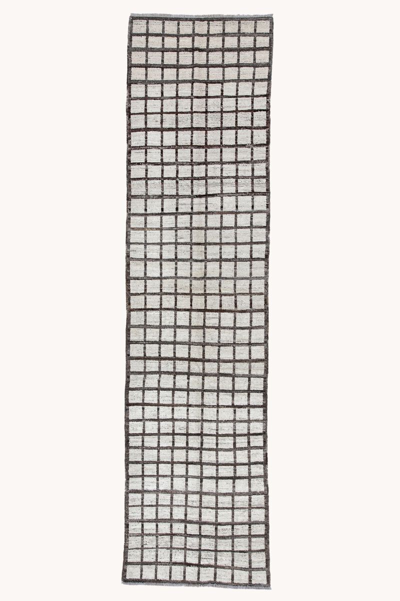 District Loom Modern Afghan Tulu runner rug-Burma