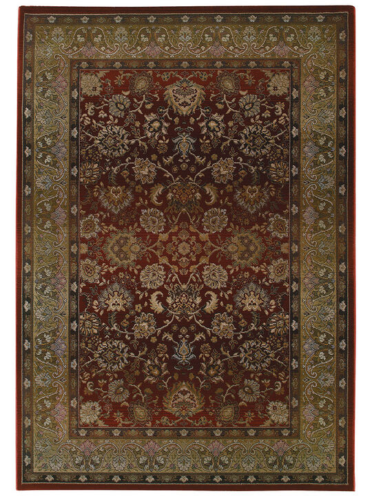 Generations 6'7" x 9'1" Red Rug