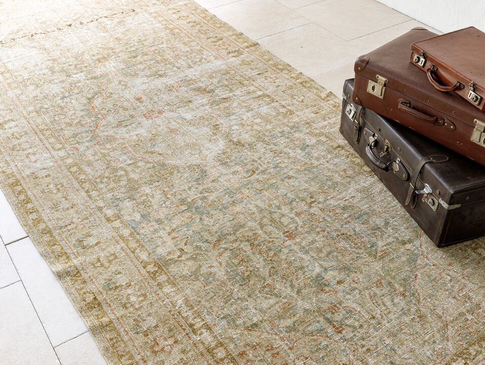 District Loom Vintage Persian Mahal gallery rug (wide runner)-Lennep