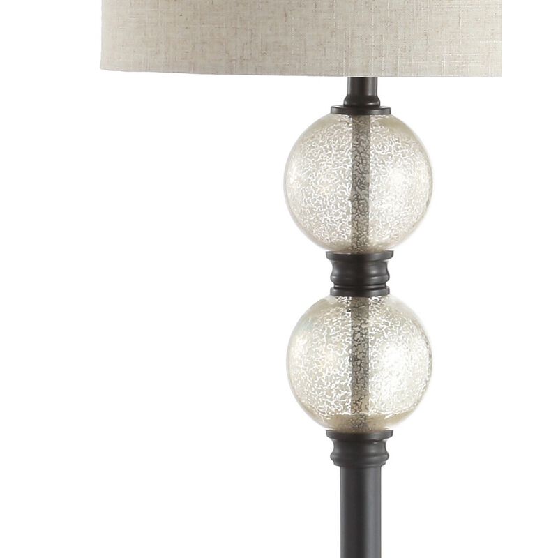 January Glass/Metal LED Floor Lamp